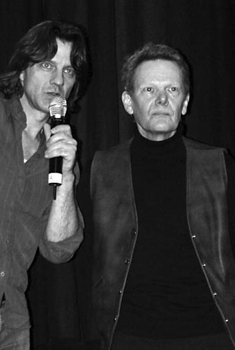 Director James Marsh and Phillipe Petit
answer questions at the NYC premiere of Man on Wire